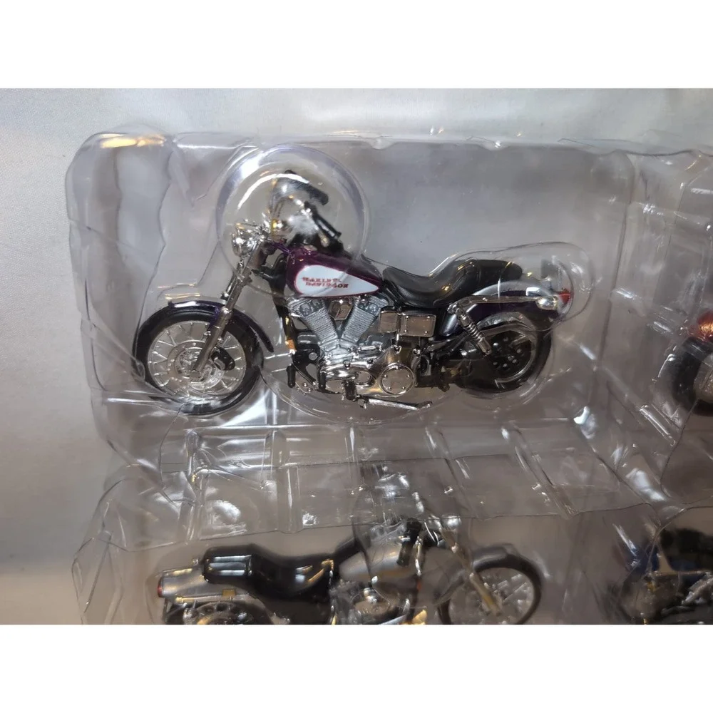 6x NIB 2005 1:18 Scale Harley-Davidson Motorcycle Collection Bank Of America